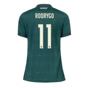 Real Madrid Rodrygo Goes #11 Jalkapallovaatteet Naisten Vieraspaita 2026-27 Lyhythihainen